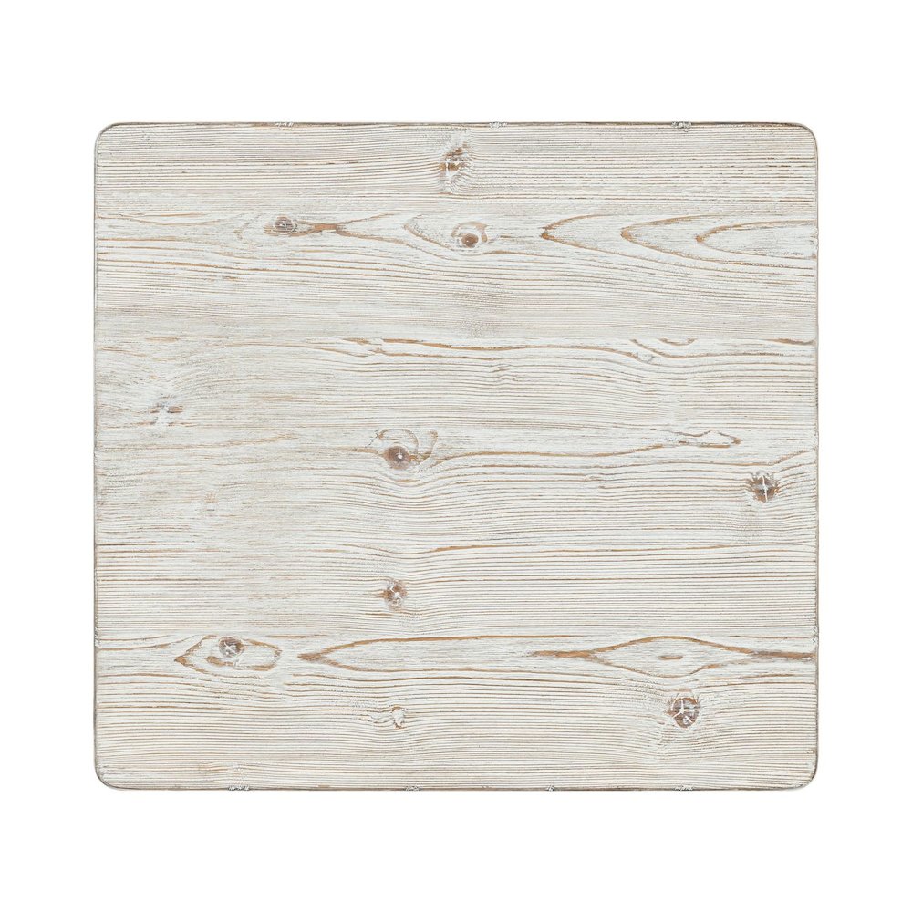 End Table for Living Room Farmhouse - Weathered White & Parchment Brown. Picture 5