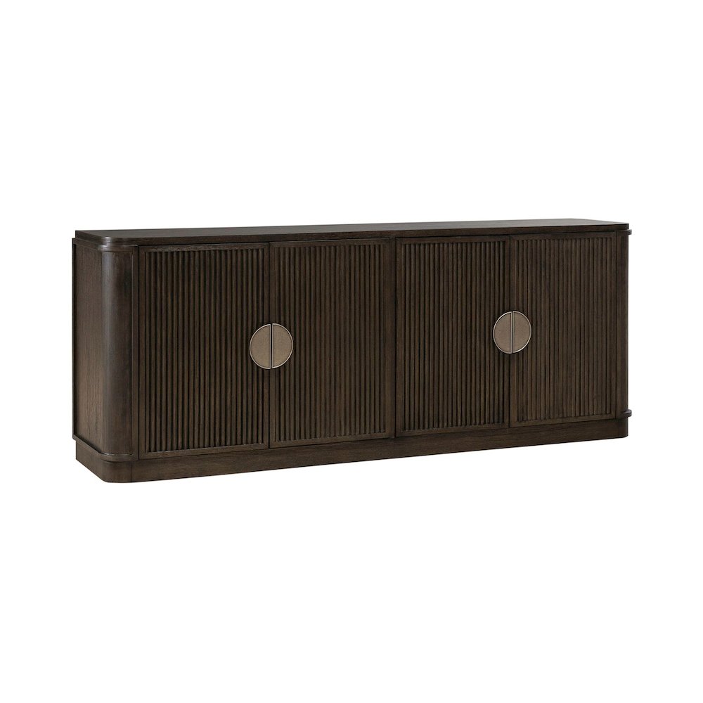 City View 82 Inch TV Console for Living Room  - Coffee Bean. Picture 8
