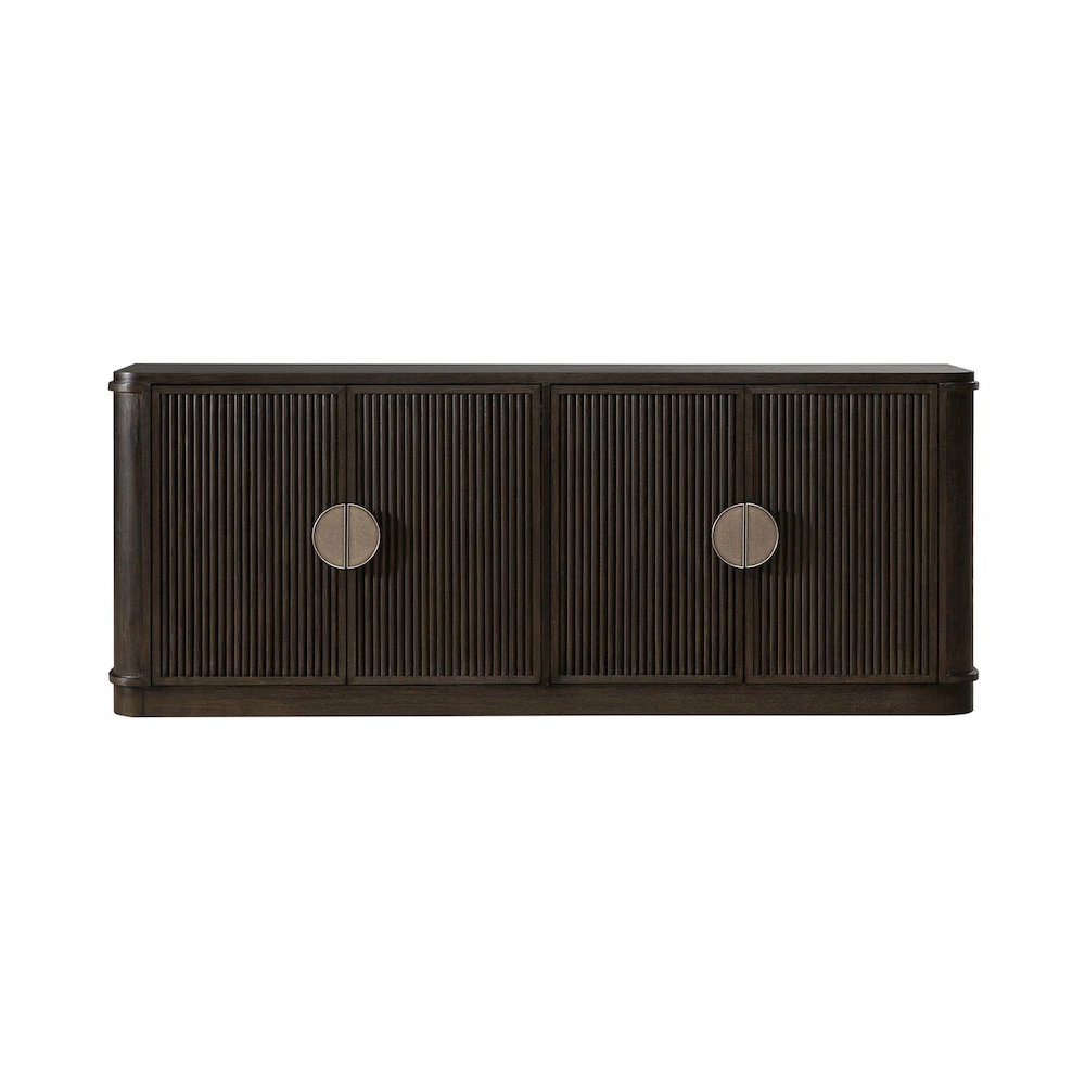 City View 82 Inch TV Console for Living Room  - Coffee Bean. Picture 1