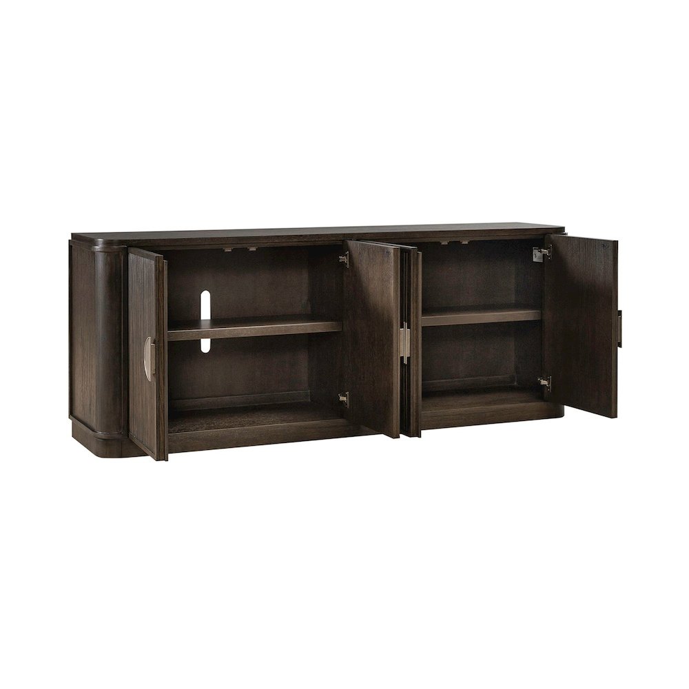 City View 82 Inch TV Console for Living Room  - Coffee Bean. Picture 4