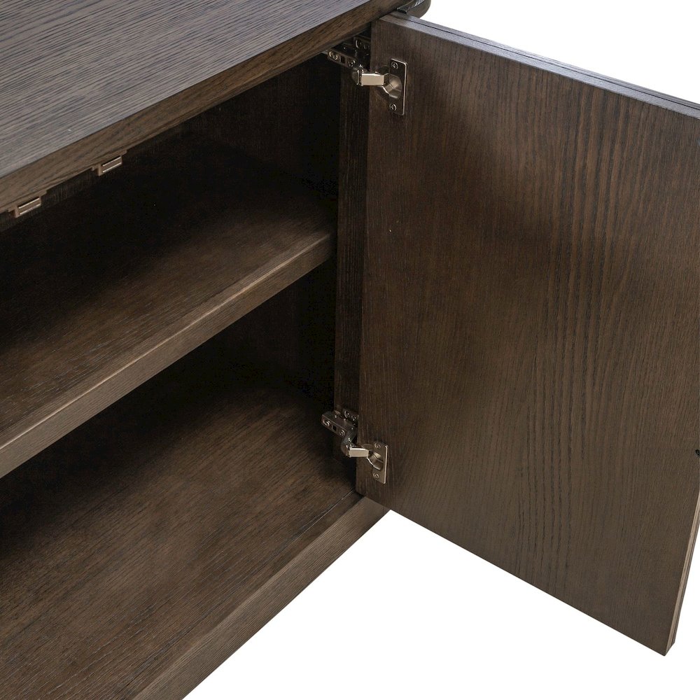 City View 82 Inch TV Console for Living Room  - Coffee Bean. Picture 6