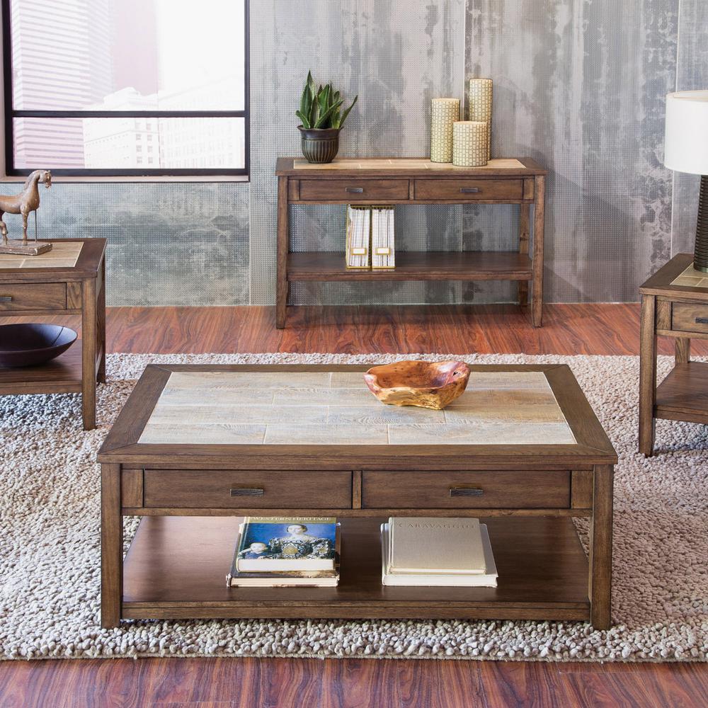 Mesa Valley Sofa Table in Tobacco. Picture 2