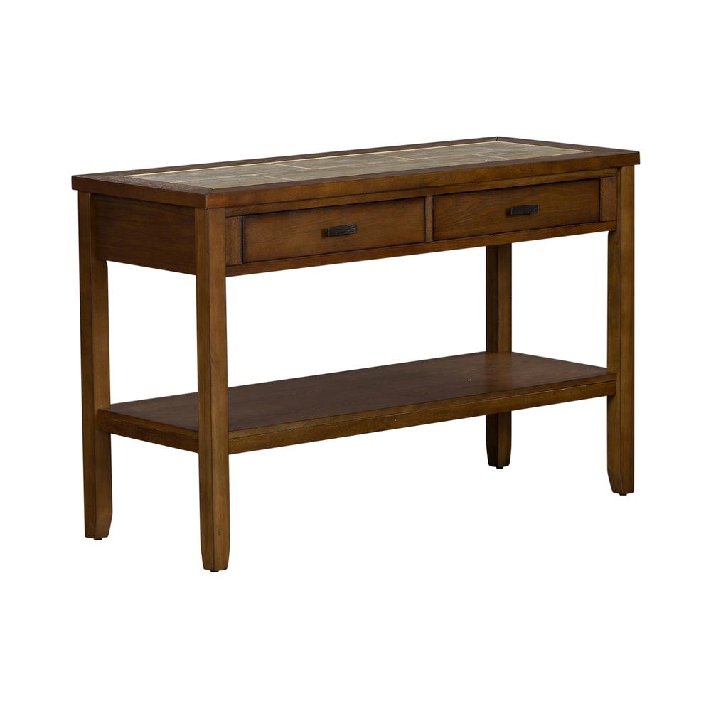 Mesa Valley Sofa Table in Tobacco. Picture 1