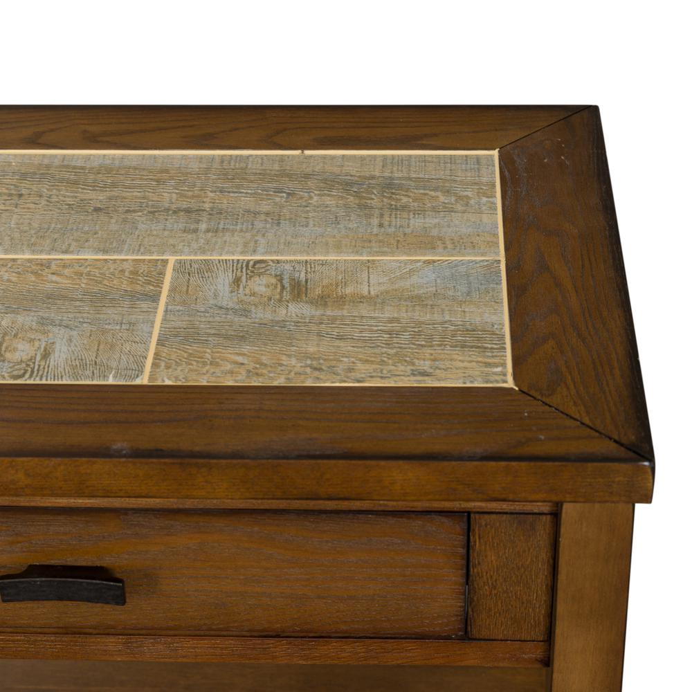 Mesa Valley Sofa Table in Tobacco. Picture 9