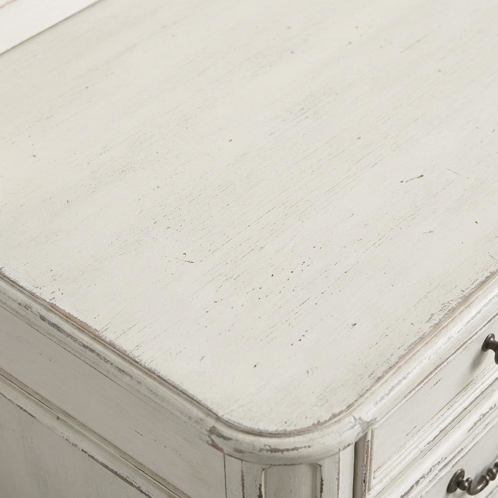 Antique White Credenza & Hutch, European Traditional Style. Picture 5