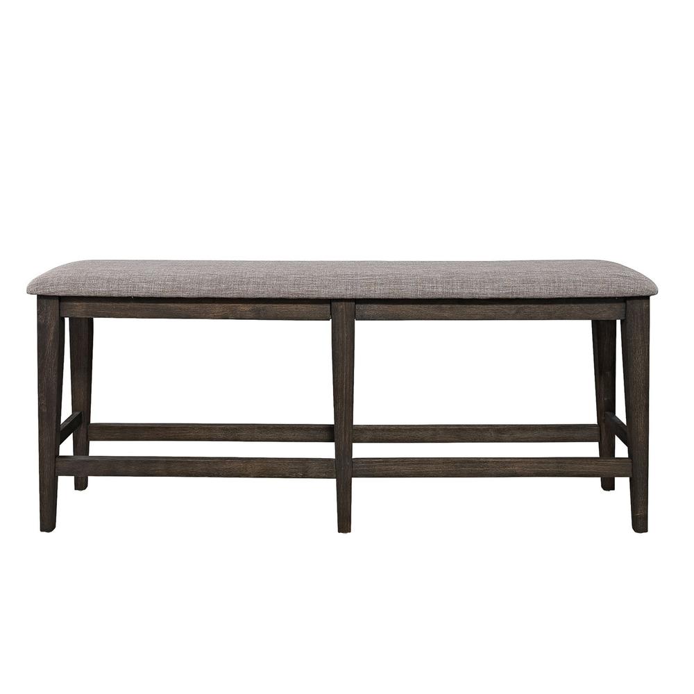 Double Bridge Counter Bench (RTA) in Dark Chestnut. Picture 4