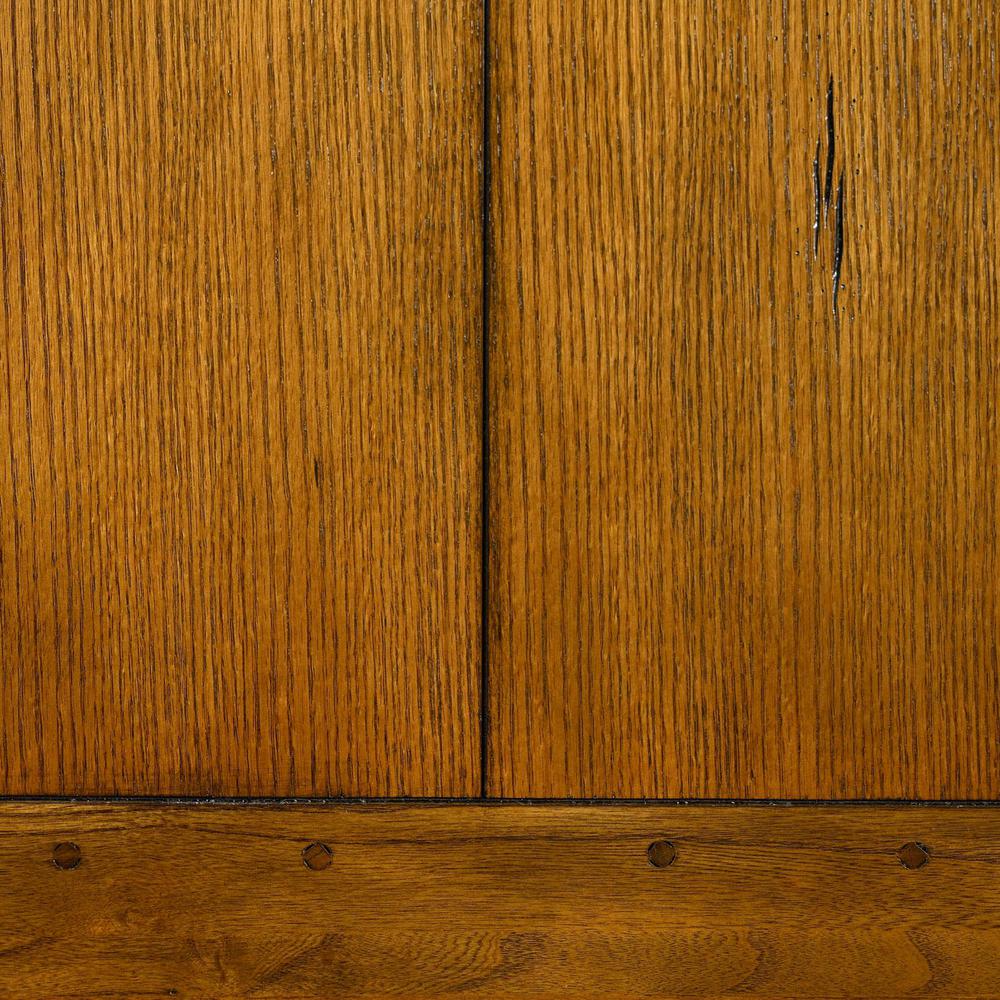 Treasures Rectangular Leg Table - Oak in Rustic Oak. Picture 2