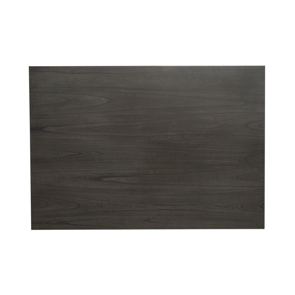 Brook Bay Rectangular Leg Table Top in Textured White w/ Carbon Gray Top. Picture 6