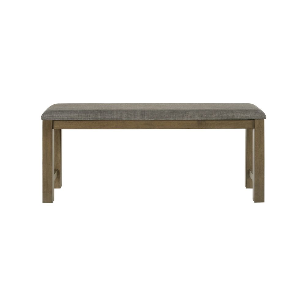 Brook Bay Upholstered Counter Height Bench for Dining Room - Sandstone Brown. Picture 1