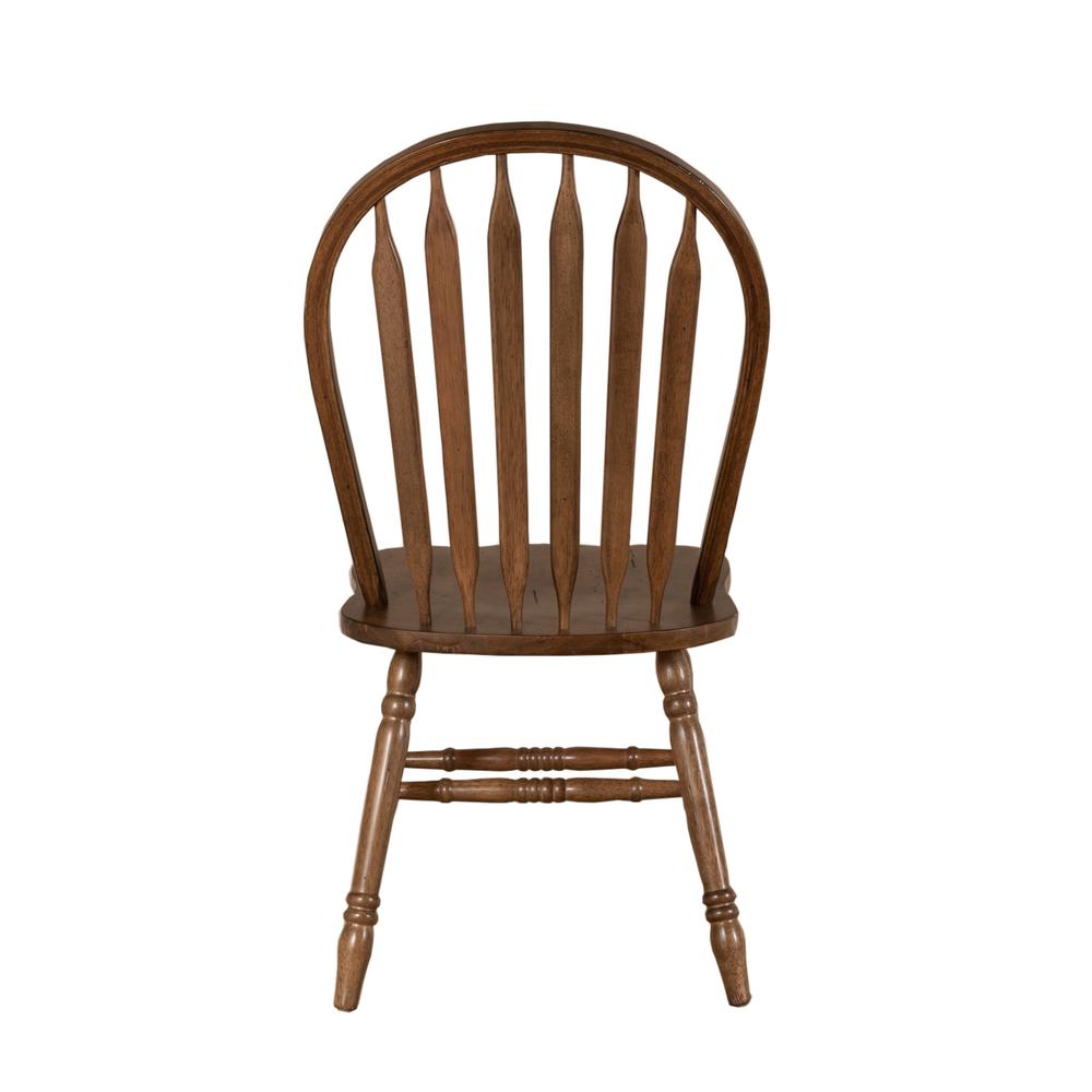 Carolina Crossing Windsor Side Chair-Set of 2 in Antique Honey. Picture 2