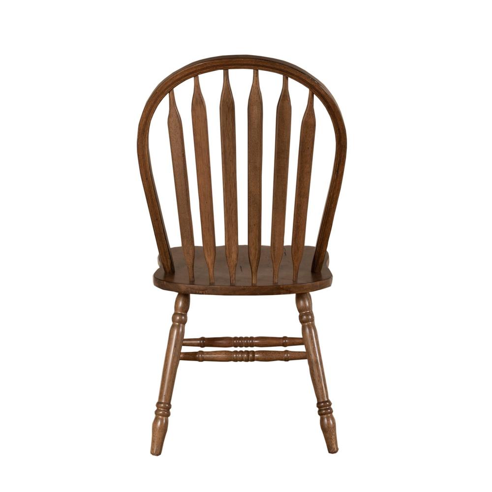 Carolina Crossing Windsor Side Chair in Antique Honey. Picture 4