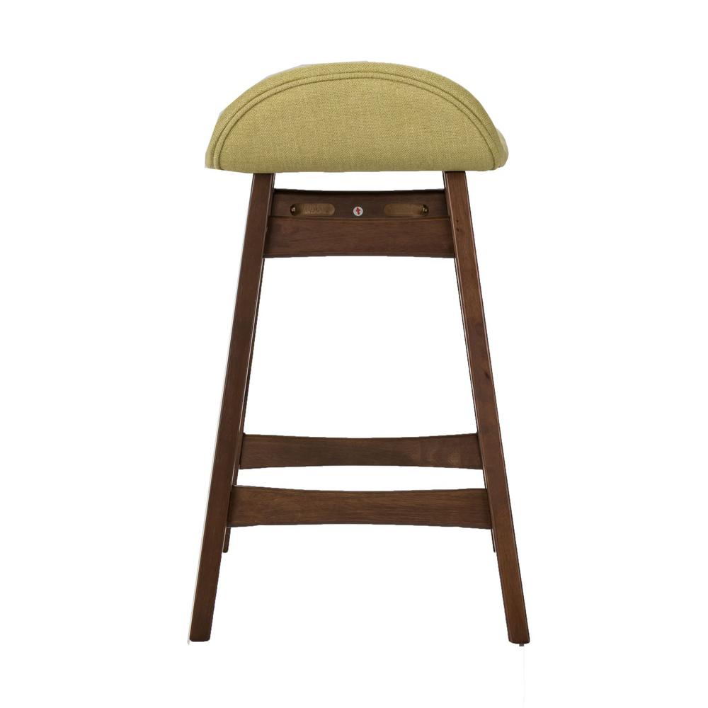 Space Savers 24 Inch Counter Chair - Green (RTA) in Satin Walnut. Picture 5