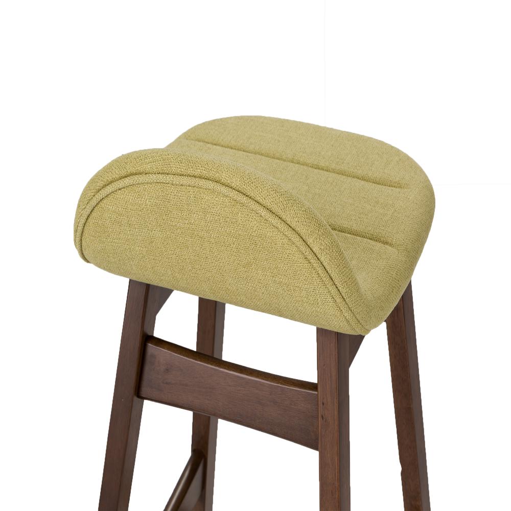 Space Savers 24 Inch Counter Chair - Green (RTA)-Set of 2 in Satin Walnut. Picture 6