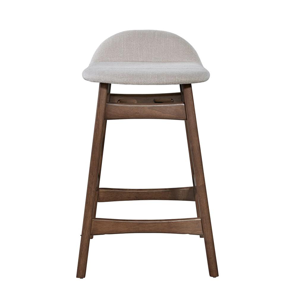 Space Savers 24 Inch Counter Chair - Light Tan (RTA) in Satin Walnut. Picture 2