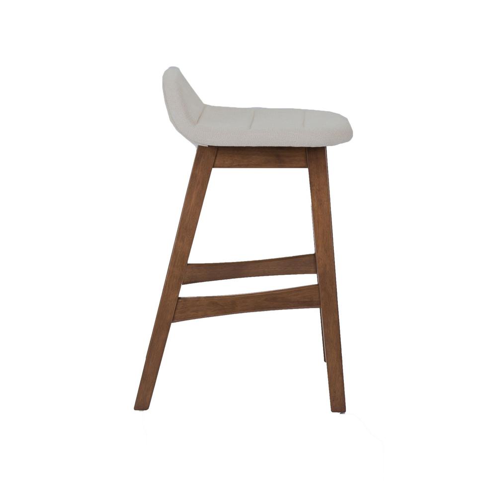 Space Savers 24 Inch Counter Chair - Light Tan (RTA) in Satin Walnut. Picture 3