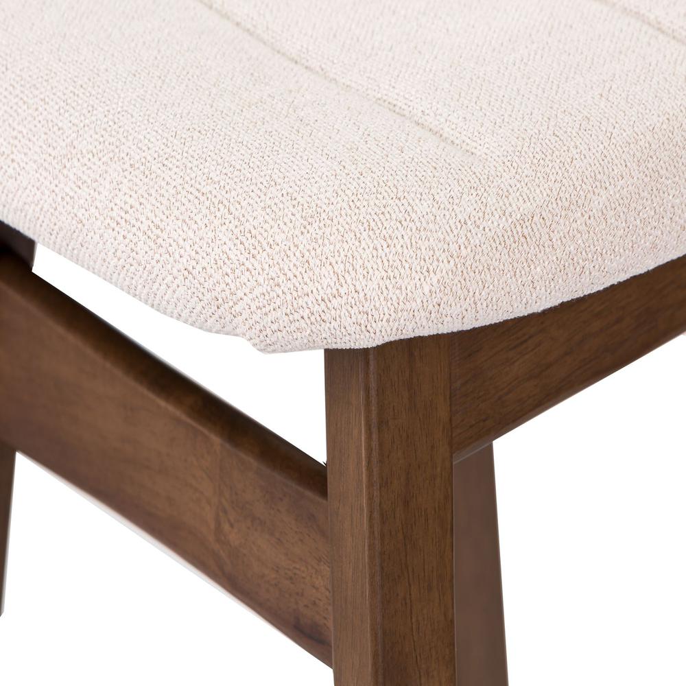 Space Savers 24 Inch Counter Chair - Light Tan (RTA) in Satin Walnut. Picture 6
