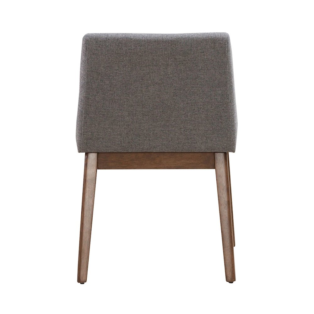 Space Savers Dining Accent Upholstered Side Chair (RTA) -Set of 2 - Satin Walnut. Picture 3
