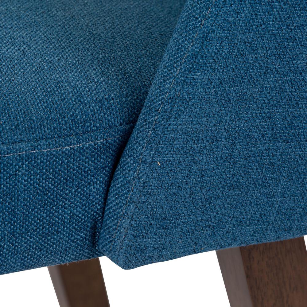 Space Savers Nido Chair - Blue (RTA) in Satin Walnut. Picture 4