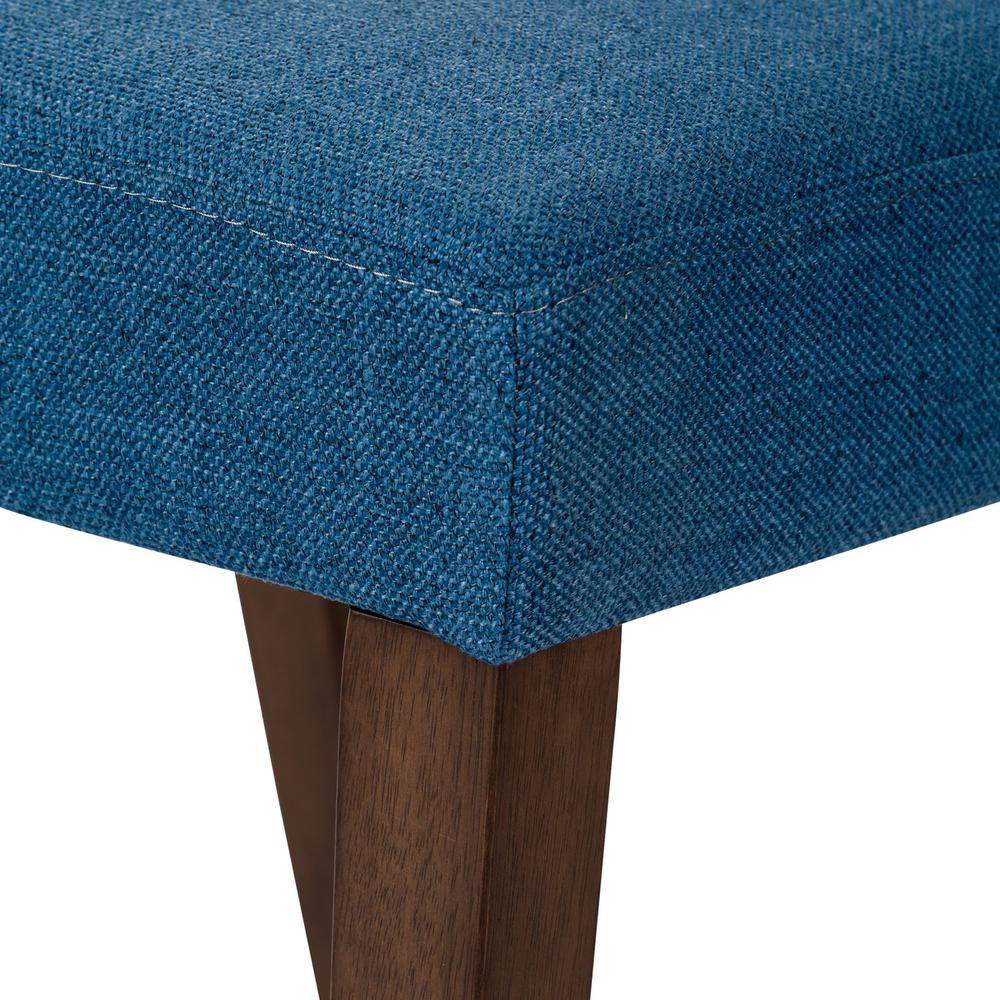 Space Savers Nido Chair - Blue (RTA) in Satin Walnut. Picture 5