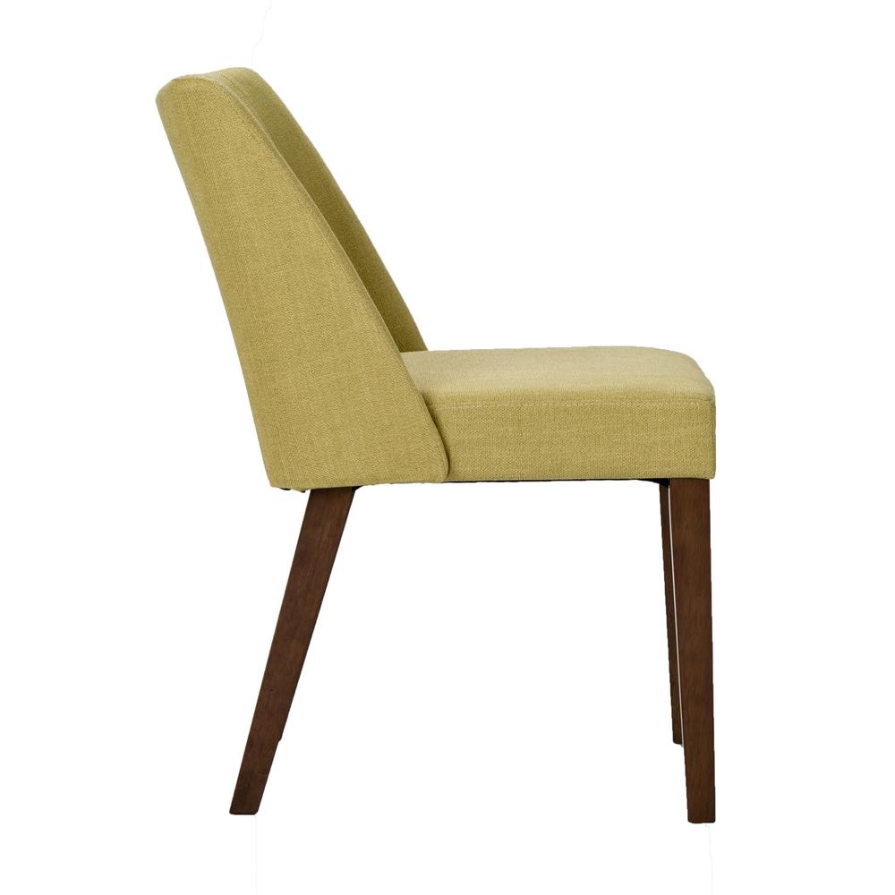 Space Savers Nido Chair - Green (RTA) in Satin Walnut. Picture 3