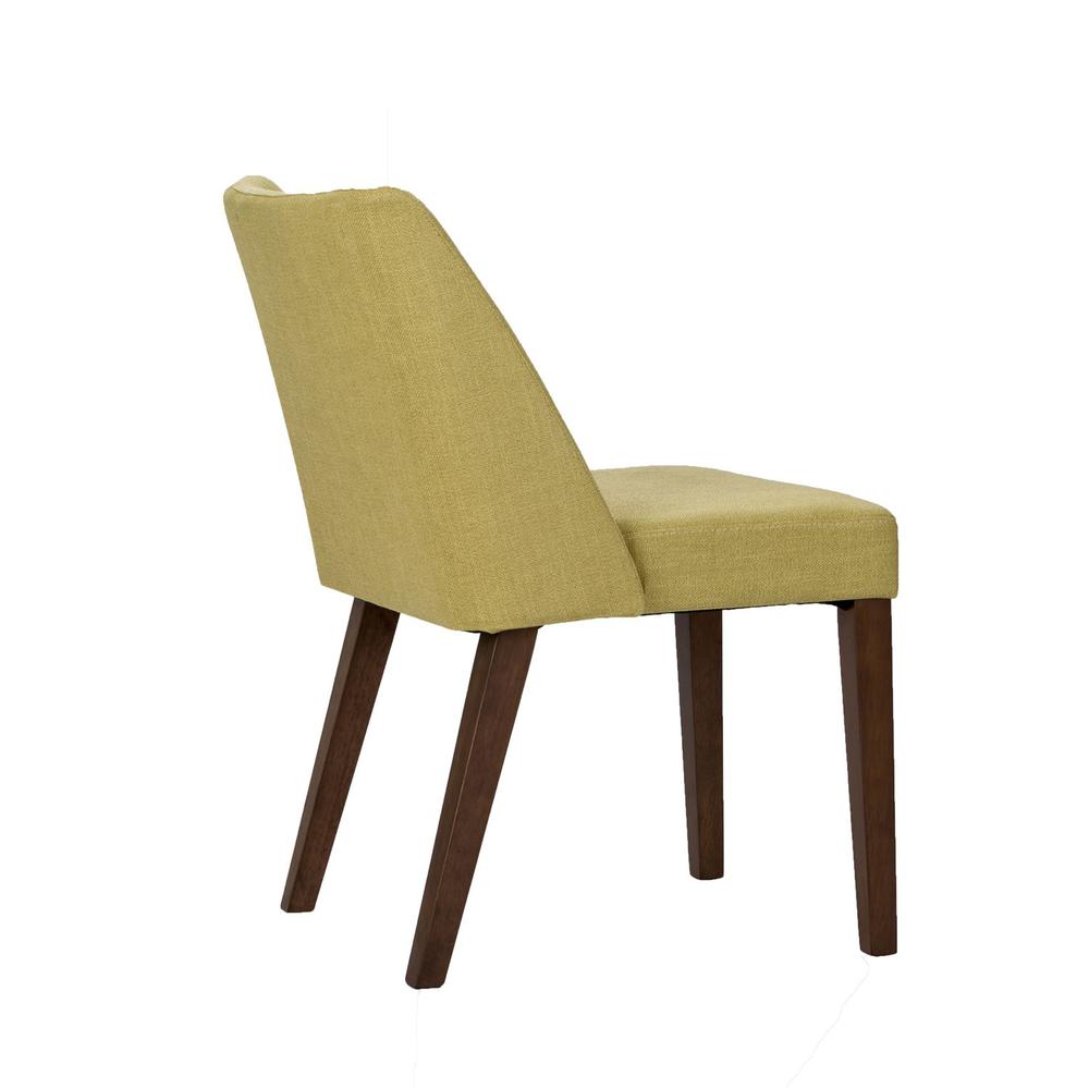 Space Savers Nido Chair - Green (RTA) in Satin Walnut. Picture 4