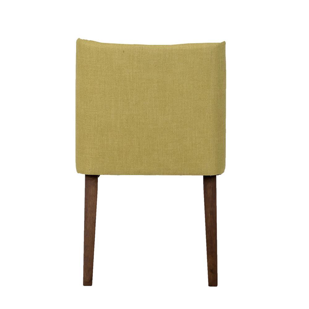 Space Savers Nido Chair - Green (RTA) in Satin Walnut. Picture 6