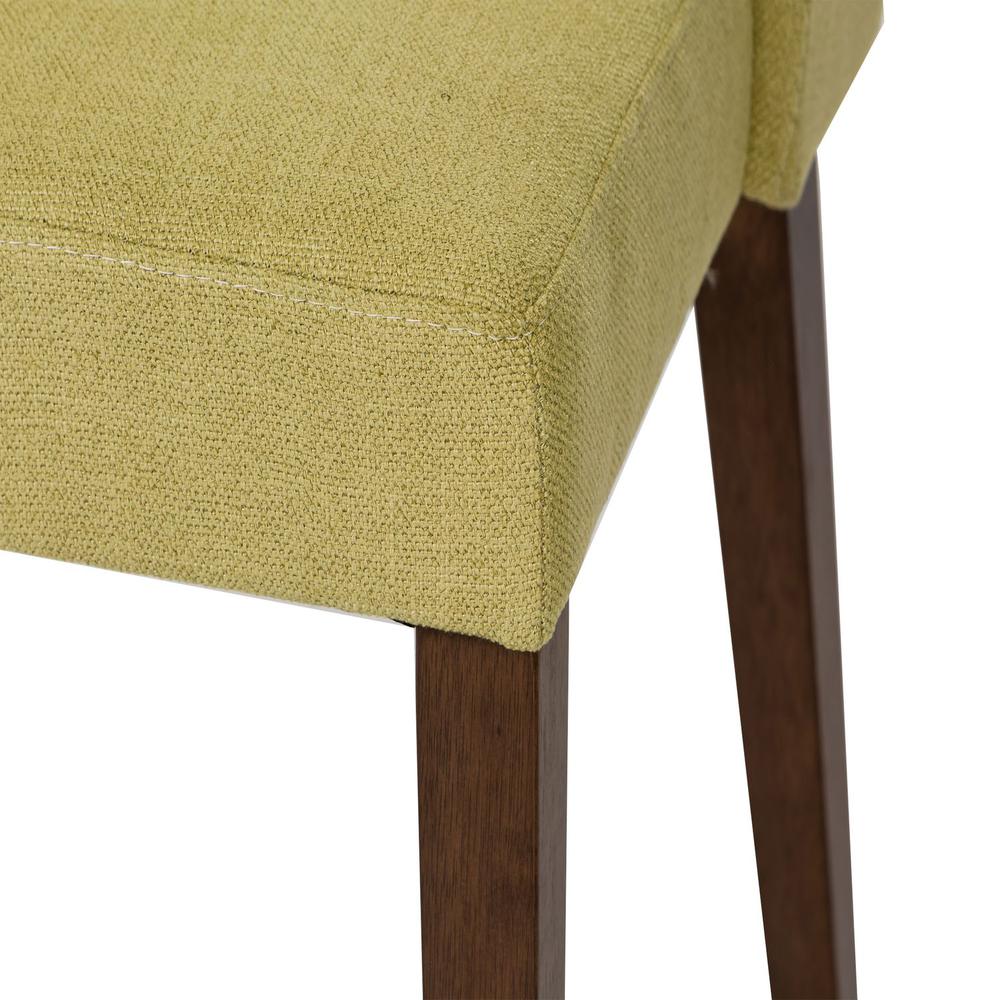 Space Savers Nido Chair - Green (RTA) in Satin Walnut. Picture 5