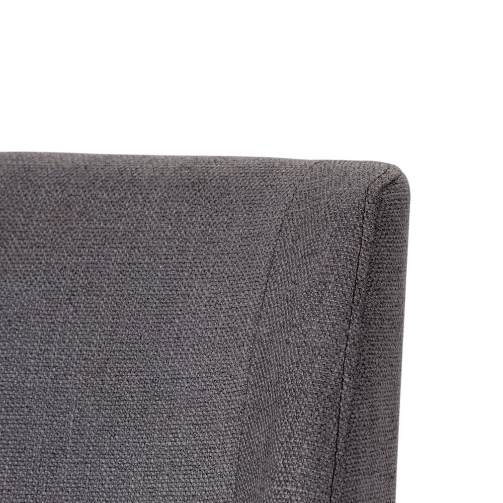 Space Savers Nido Chair - Grey (RTA)-Set of 2 in Satin Walnut. Picture 4