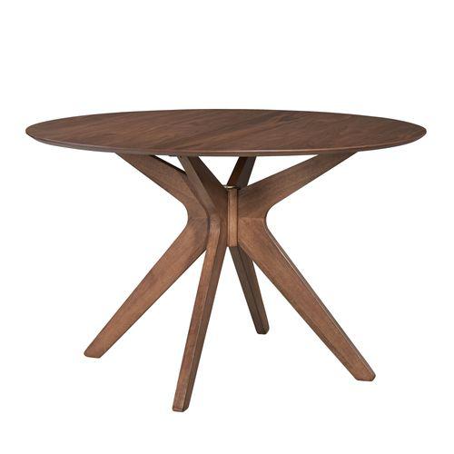 Space Savers 5 Piece Pedestal Table Set in Satin Walnut. Picture 4