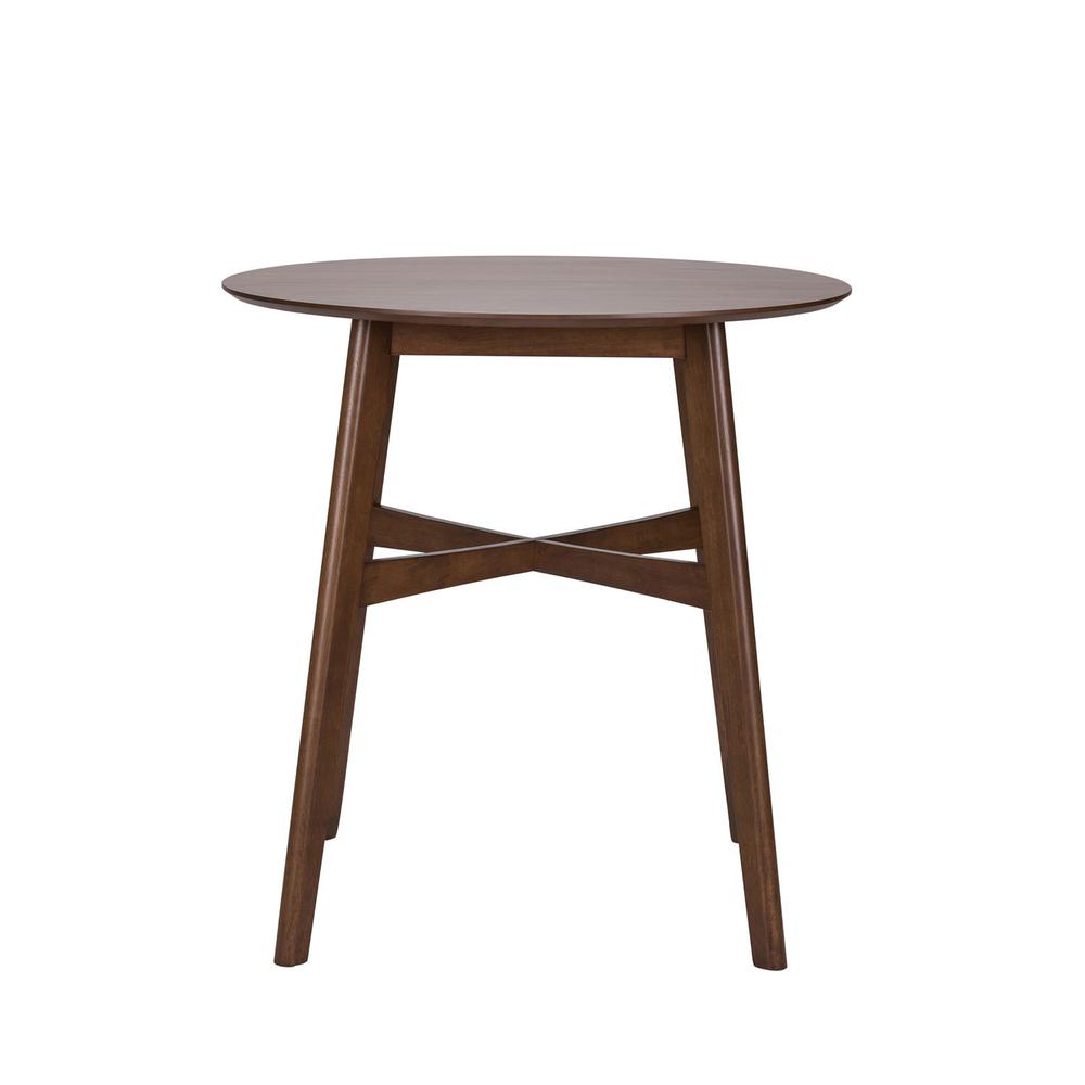 Space Savers Gathering Table in Satin Walnut. Picture 2