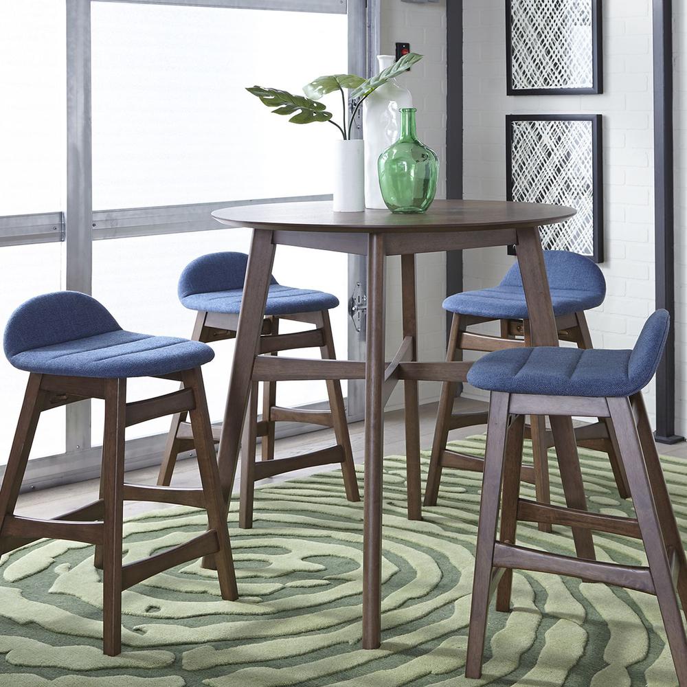 Space Savers Gathering Table in Satin Walnut. Picture 6