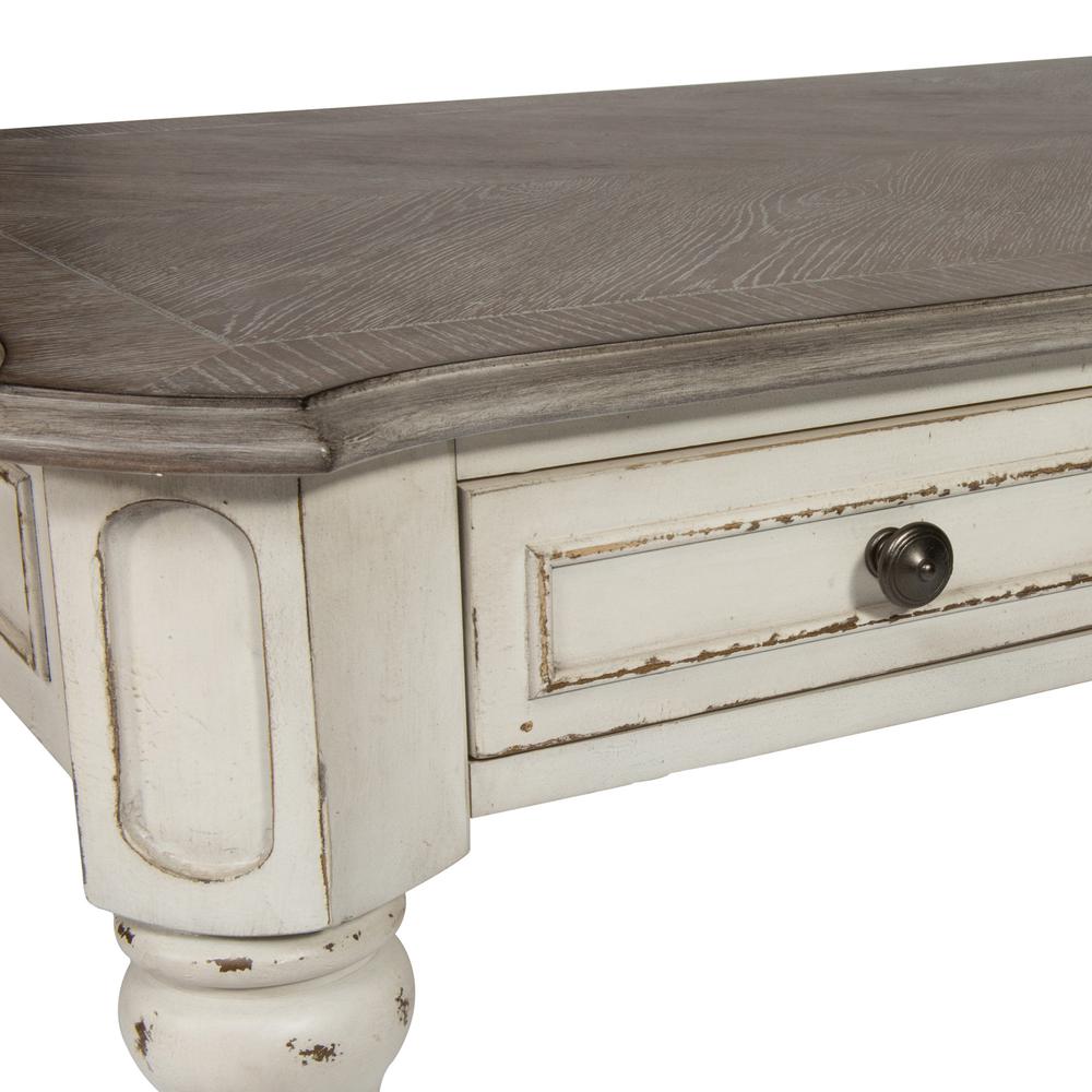 Magnolia Manor Writing Desk in Antique White. Picture 5