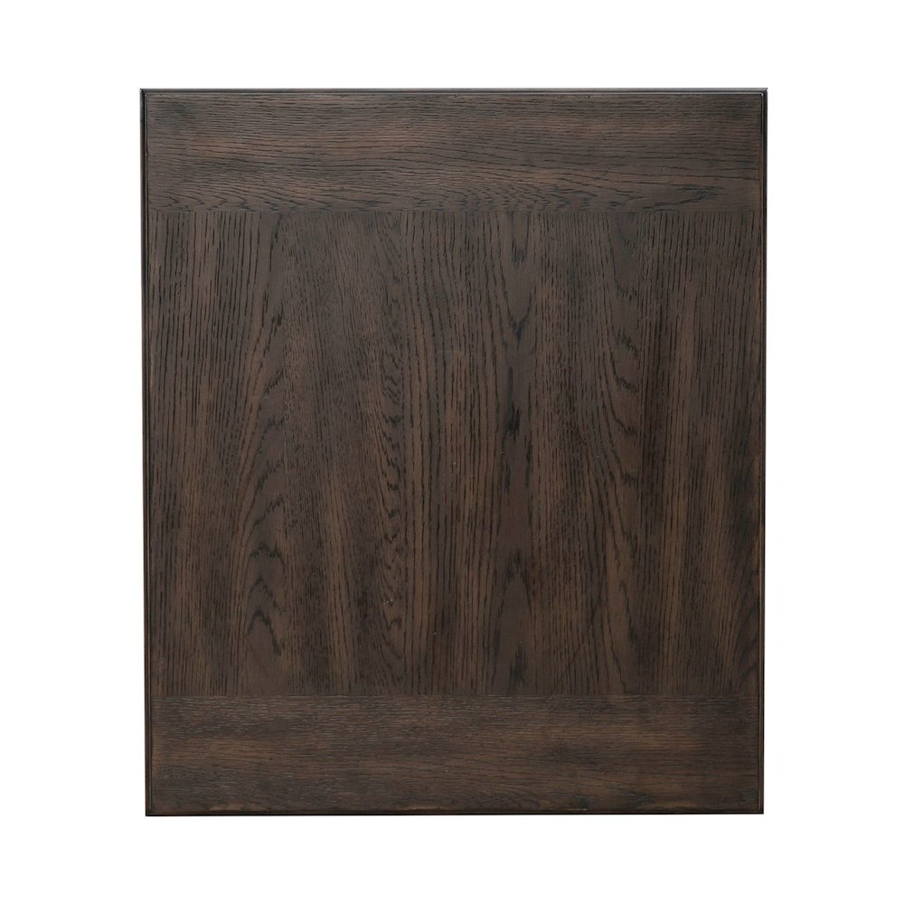 3 Pc Living Room Set - Stone Top Cocktail Table, 2 End Tables - Brown Oak Wood. Picture 9