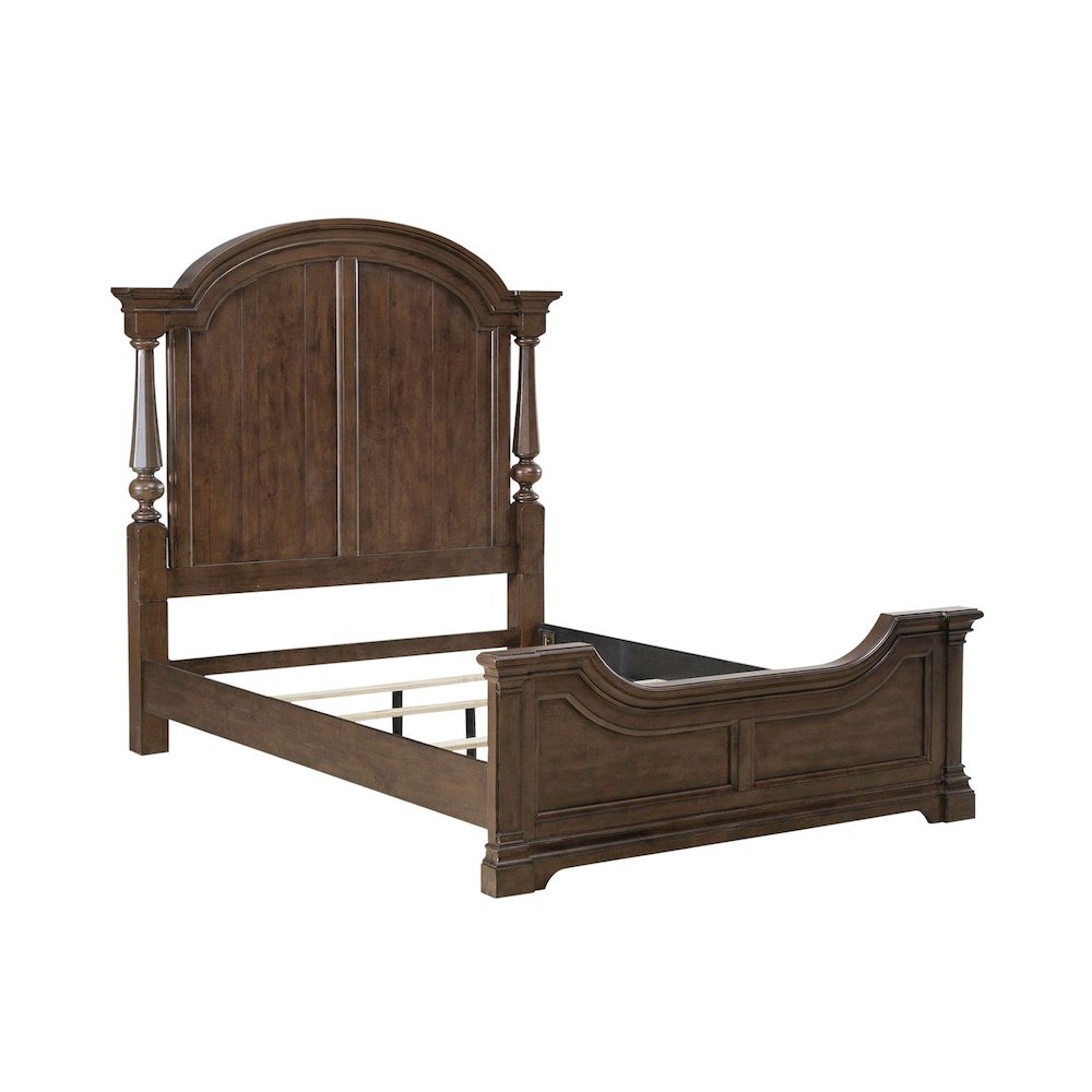 Arden Road Bedroom Set - California King Poster Bed, Dresser & Mirror. Picture 1