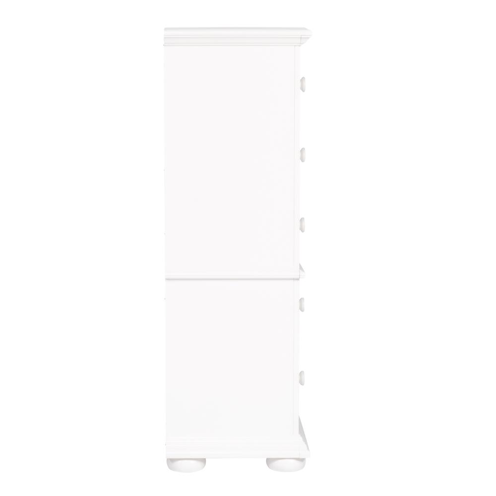Summer House I 5 Drawer Chest in Oyster White. Picture 4