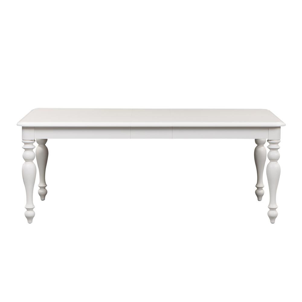 Summer House Rectangular Leg Table in Oyster White. Picture 6