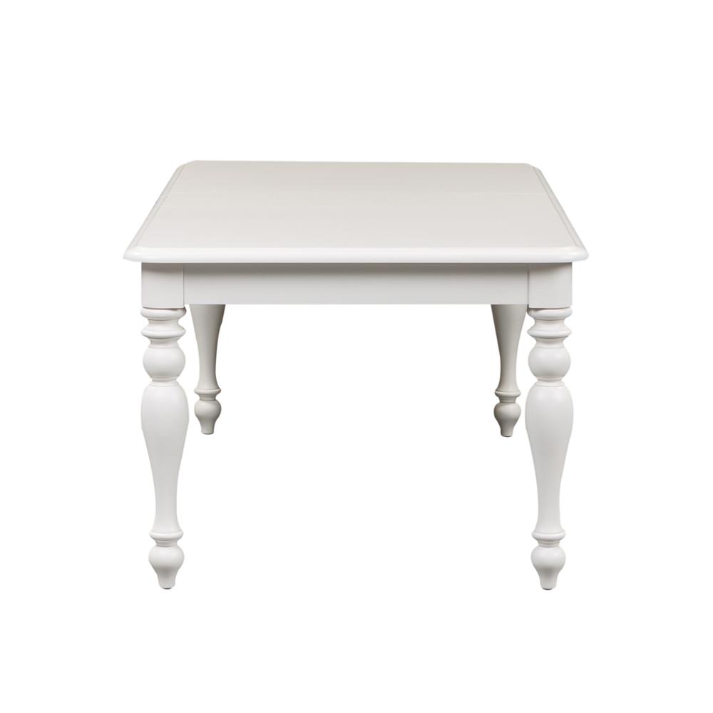 Summer House Rectangular Leg Table in Oyster White. Picture 7