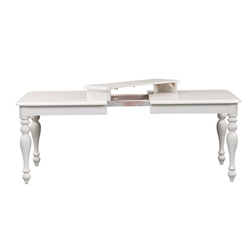 Summer House Rectangular Leg Table in Oyster White. Picture 11