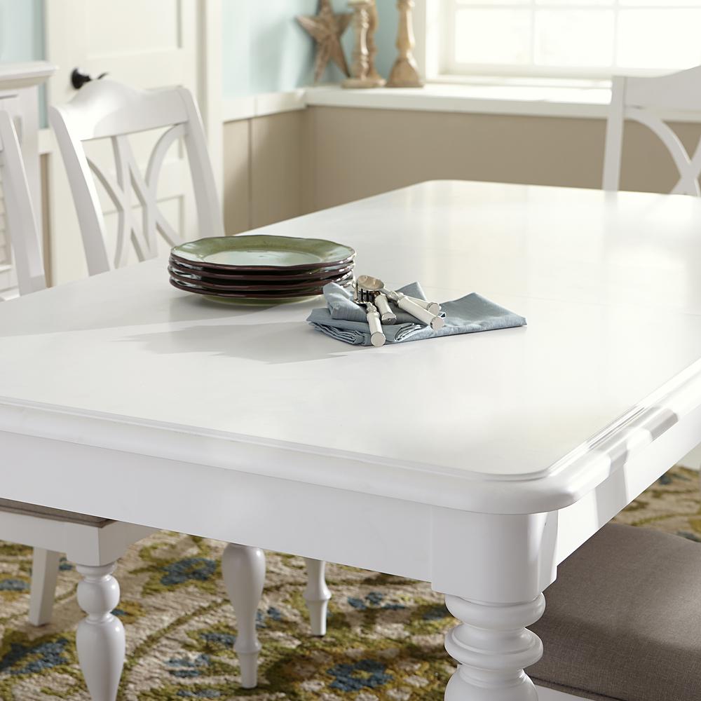 Summer House Rectangular Leg Table in Oyster White. Picture 20