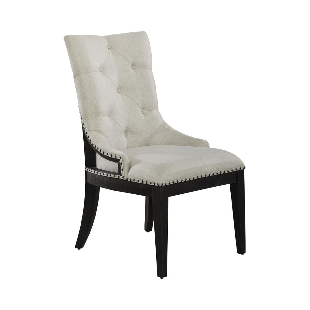 Uph Shelter Side Chair (RTA) - Black - Set of 2 Traditional Multi. Picture 2