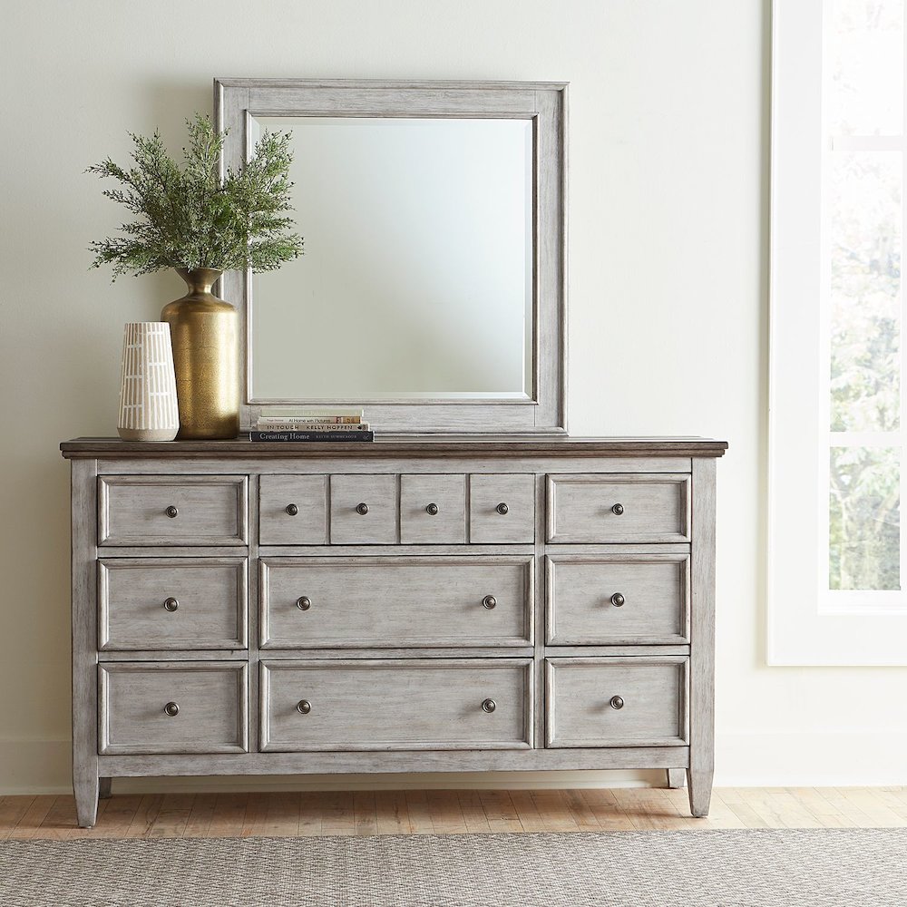 Heartland King Panel Bed, Dresser & Mirror, Chest. Picture 4