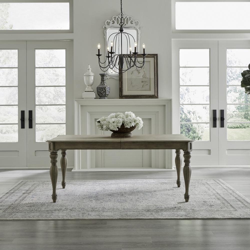 Magnolia Manor Opt 7 Piece Rectangular Table Set - Weathered Bisque. Picture 3