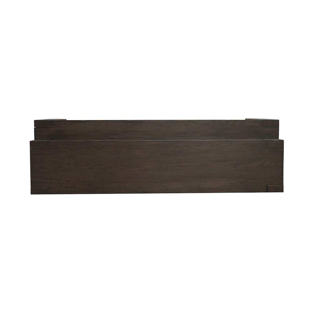 Lennox Hill Living Room Console Bar Table with Charging Station - Bark. Picture 6