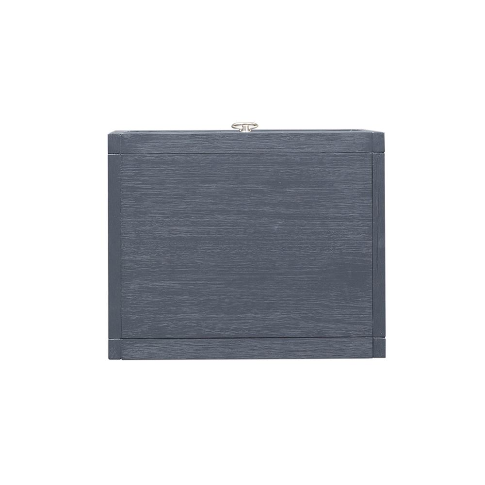 East End 1 Shelf Accent Table in Wirebrushed Denim. Picture 5
