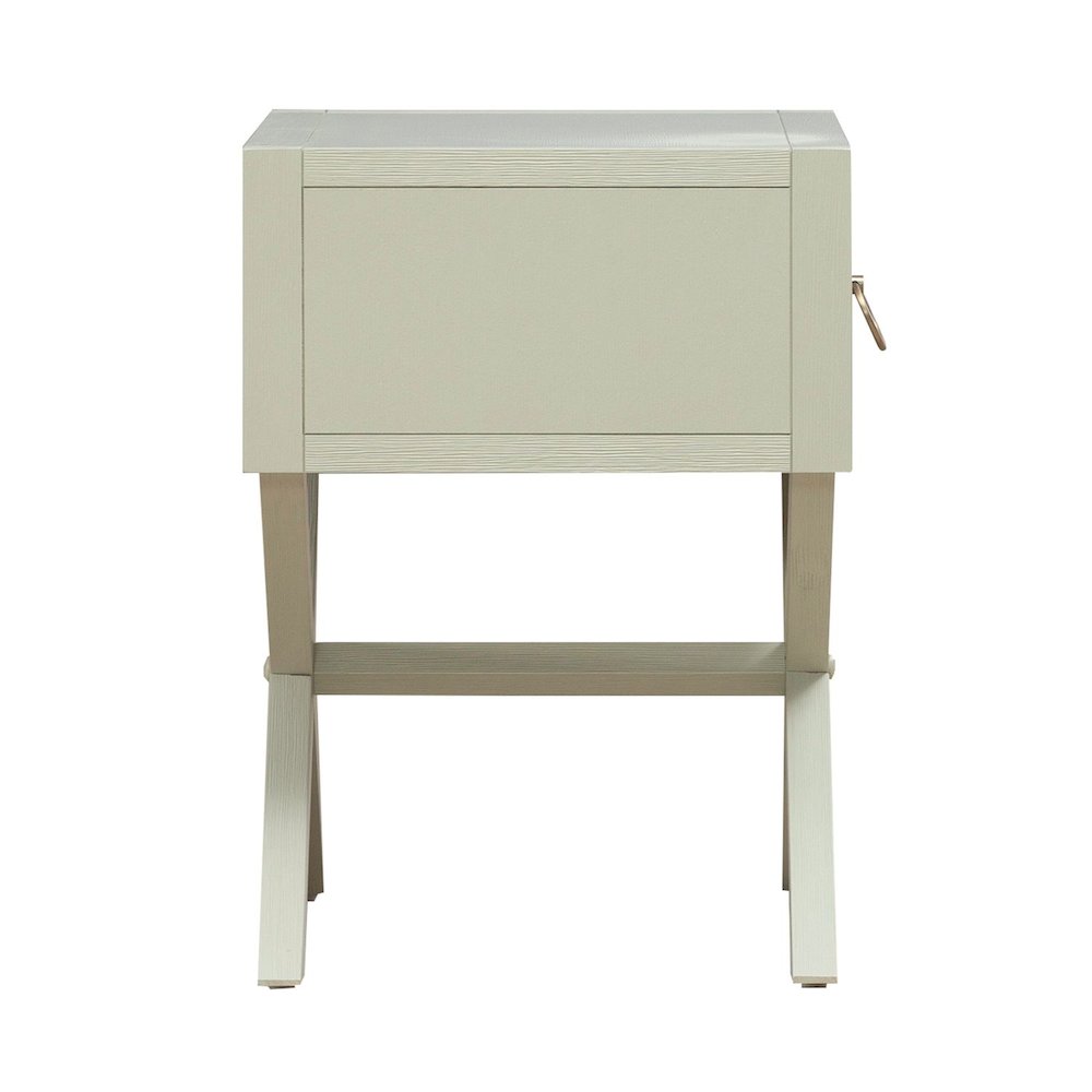 East End 1 Drawer Accent Table for Living Room Home Storage - Green Mist. Picture 2