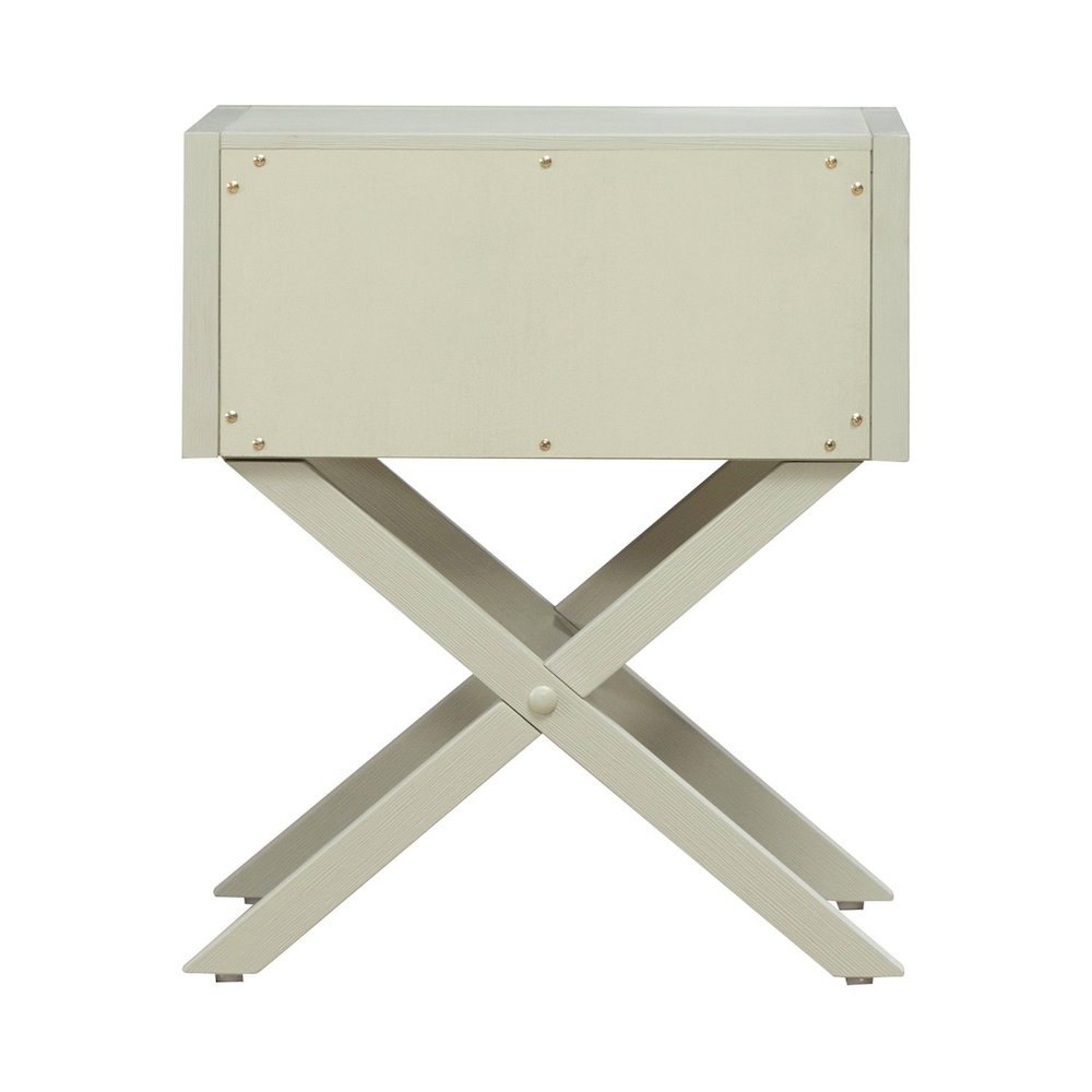 East End 1 Drawer Accent Table for Living Room Home Storage - Green Mist. Picture 3