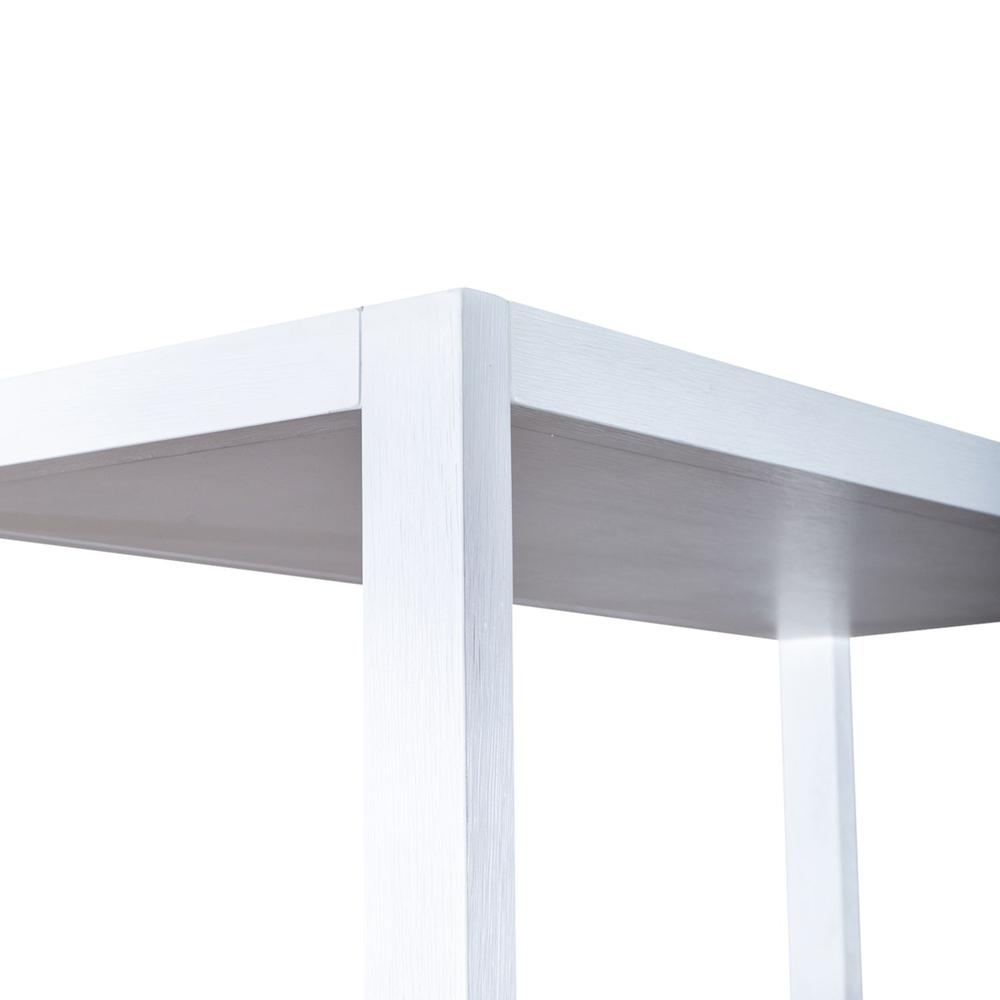 East End Accent Bookcase in Wirebrushed White. Picture 8