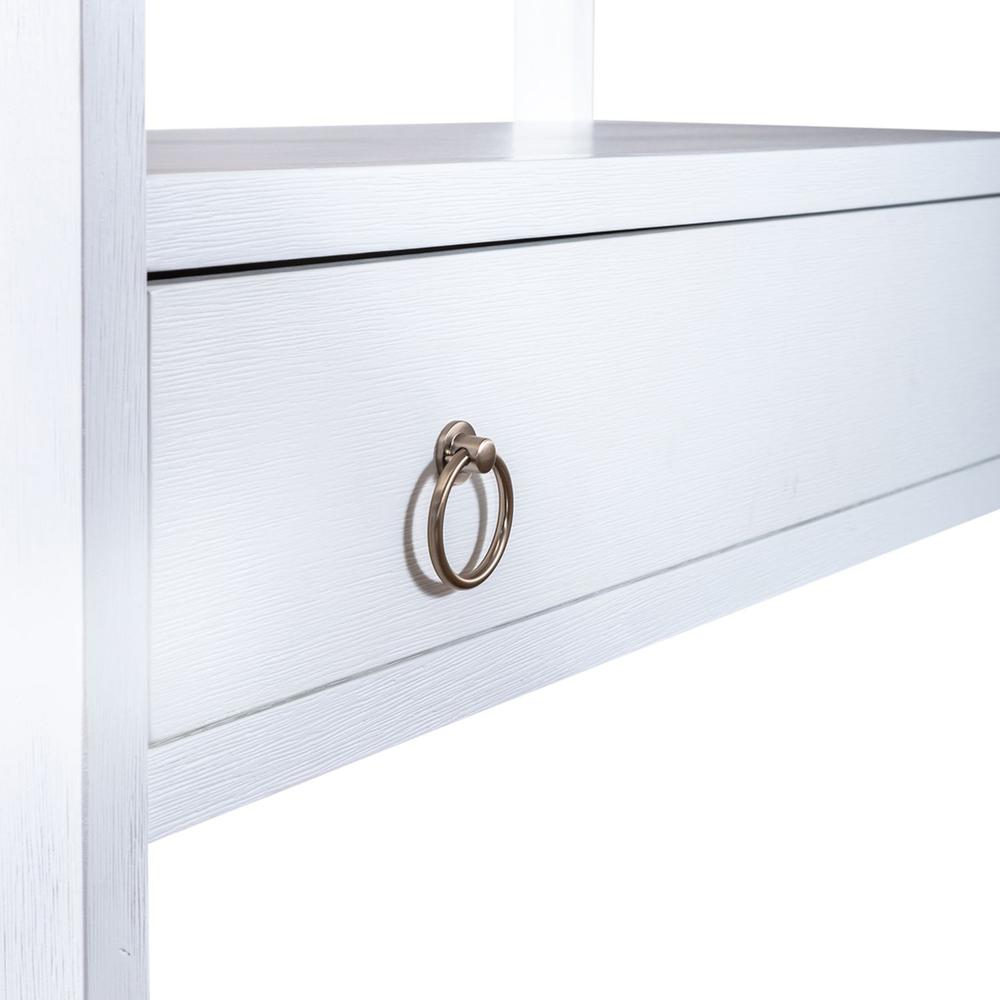 East End Accent Bookcase in Wirebrushed White. Picture 11
