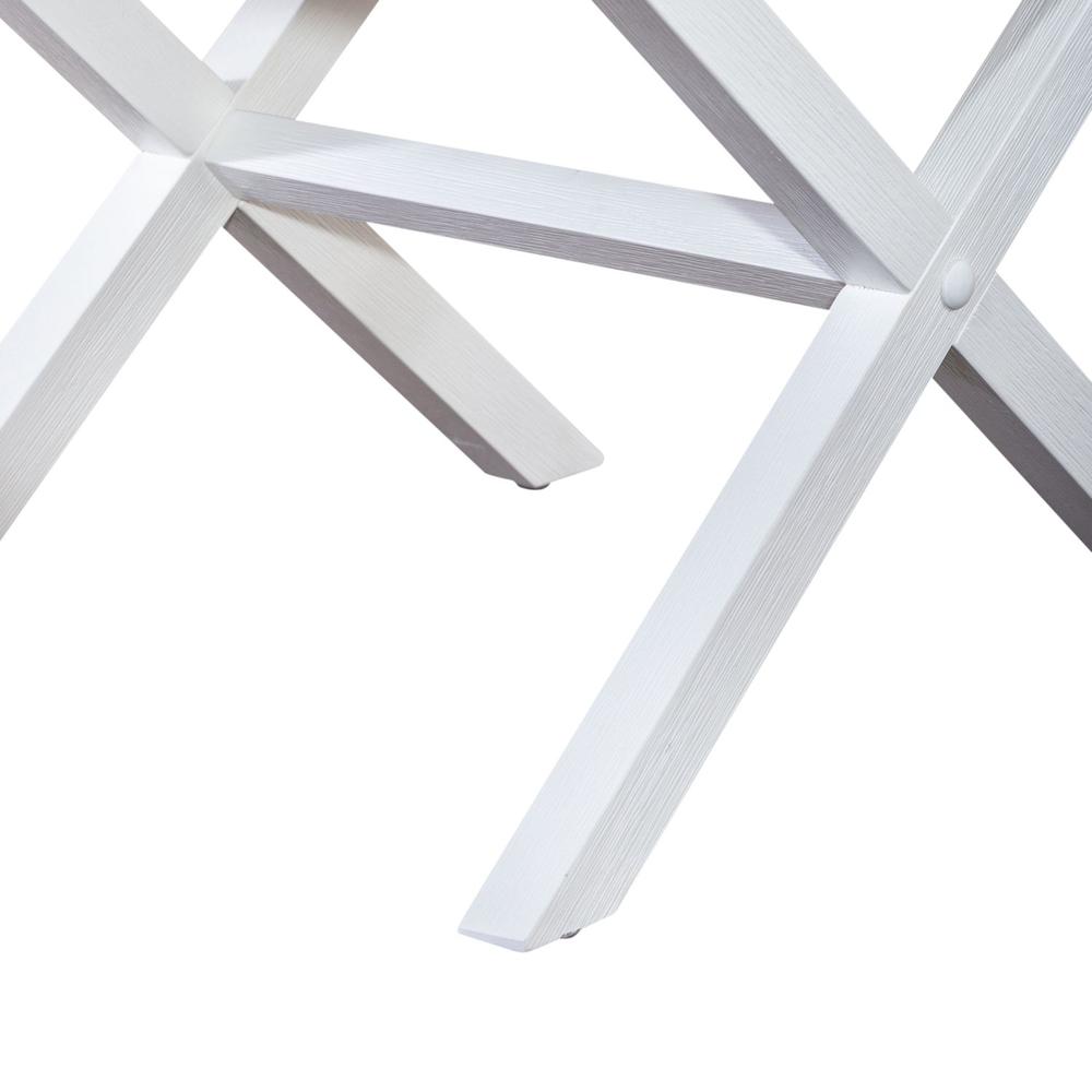 East End 1 Drawer Accent Table in Wirebrushed White. Picture 8