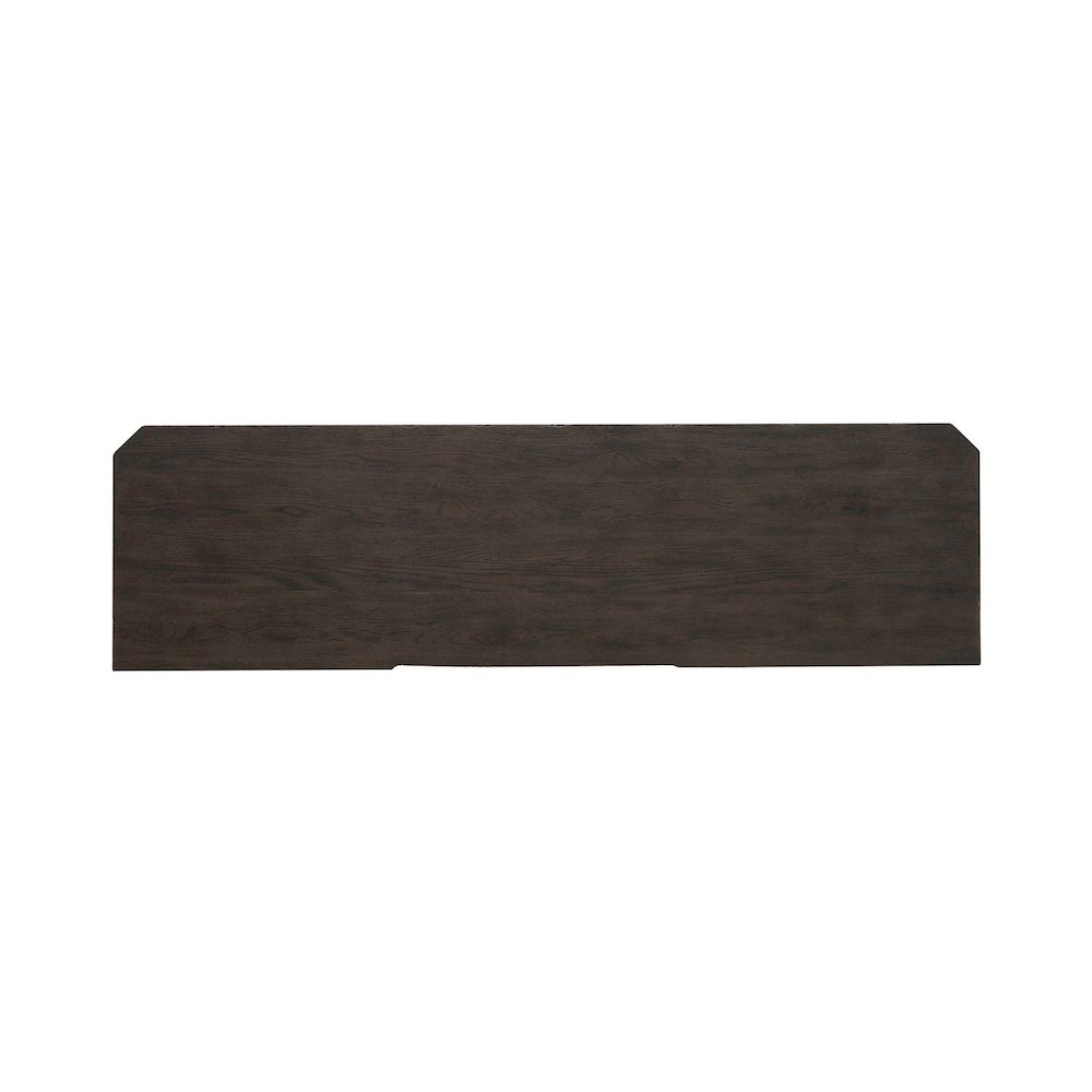 Grant Park Dining Room Wine Rack Buffet  - White Oak Veneers -  Cappuccino Brown. Picture 6